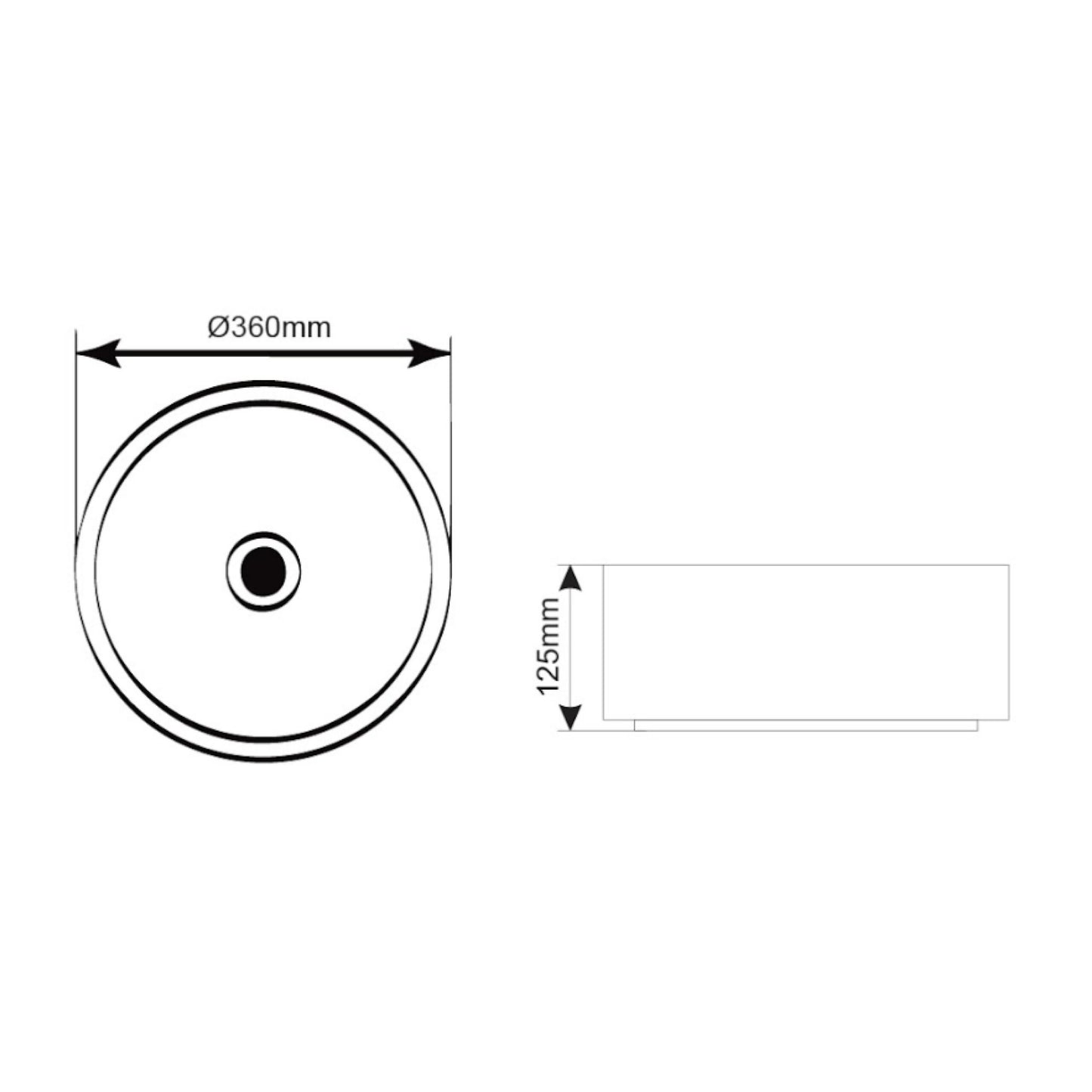 Bacha A524B 360x125 mm | Piazza