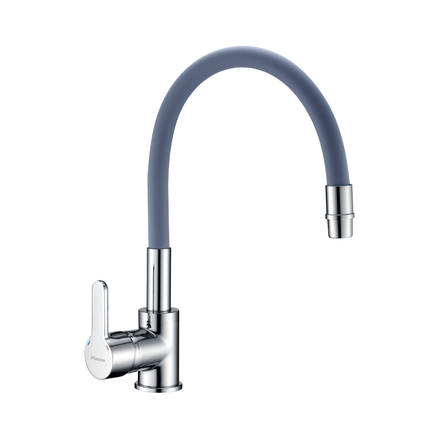 Grifería Emblem Cocina Mesada Pico Flexible Gris (Piazza)