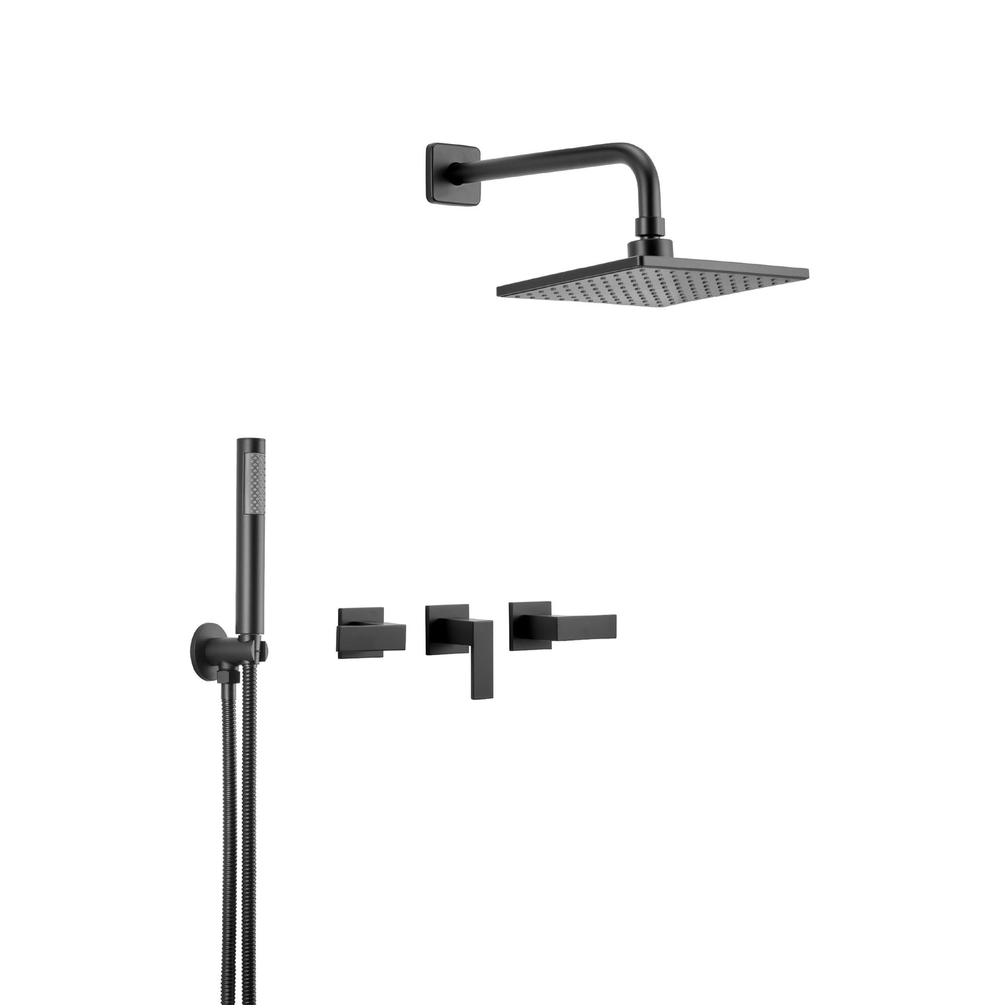 Arq Ducha Completa Negro | Piazza