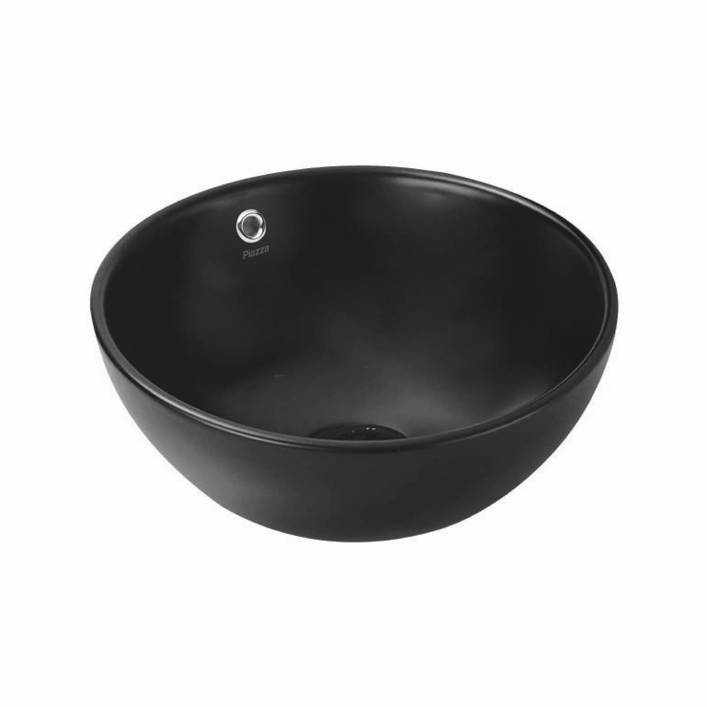 Bacha A267NE Bacha De Apoyo 285x285x115 Mm Negro| Piazza